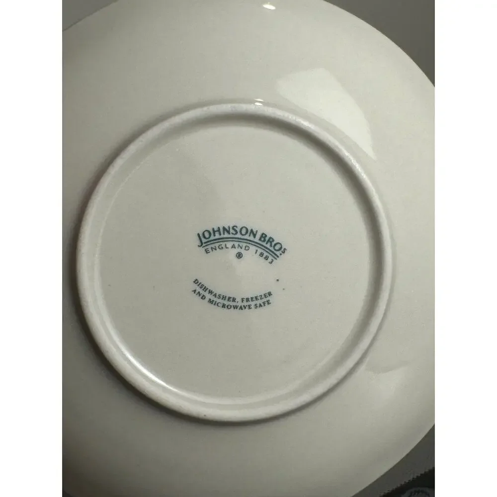 Seven Johnson Brothers English China Pieces - English Castles Collection